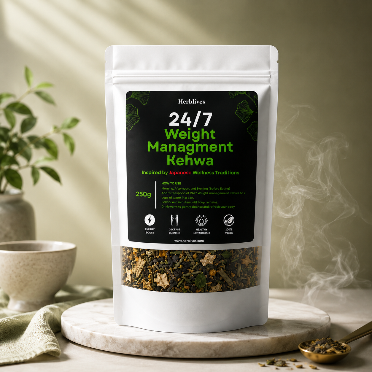 24/7 Japnesse Inspired Weight Managment Kehwa
